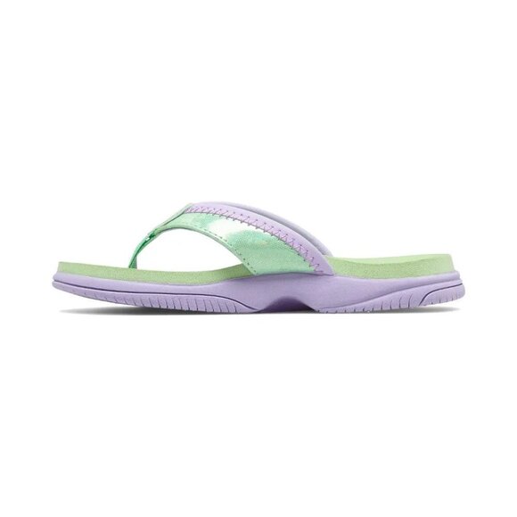 NEW BALANCE KID’S JOJO THONG SANDALS Violet/Mint - Picture 3 of 6